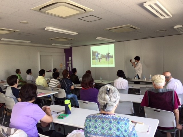 介護予防教室で講演しました。