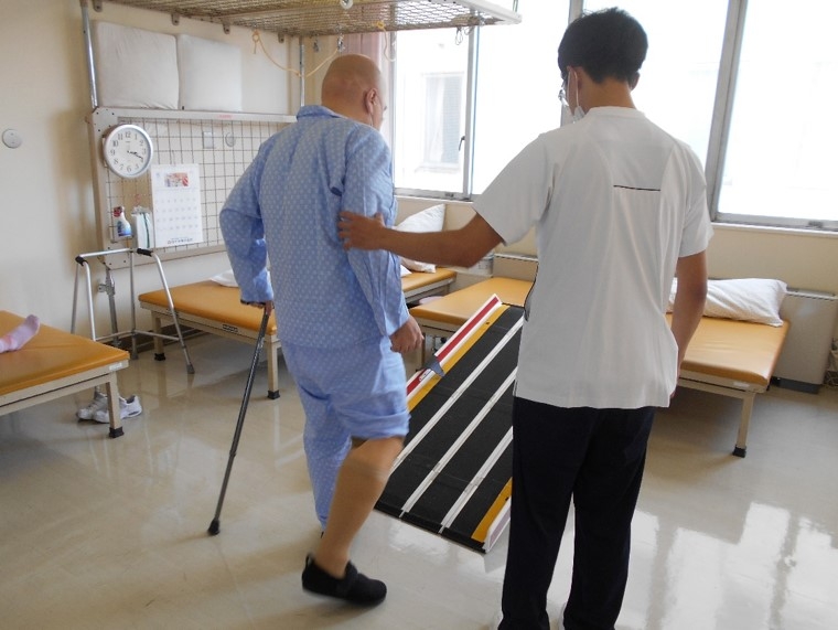 工夫して訓練しています