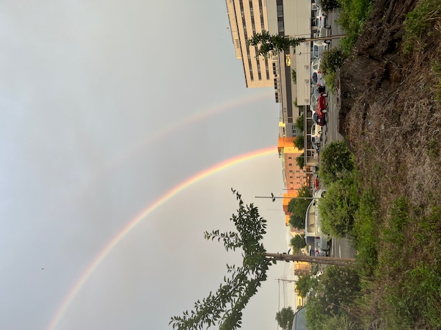 ダブルレインボー！！